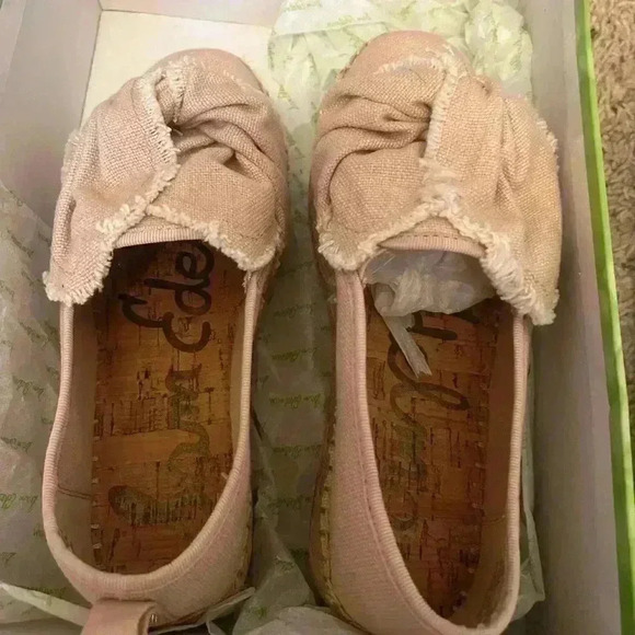 NWT- Sam Edelman shoes size 6.5 light pink and cream - Picture 5 of 7